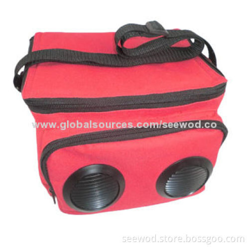 Patent Picnic/Cooler Bag with Speaker and Foldable Design